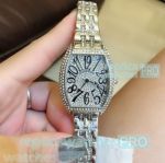 Replica Franck Muller Master of Complications Diamond Dial Stainless Steel with Diamond Ladies Watch